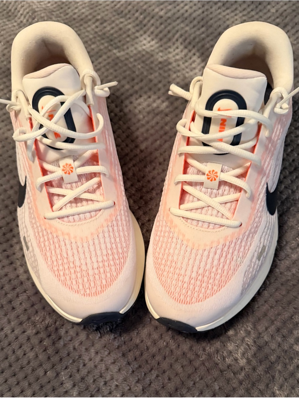 Nike Journey Run running shoes. Total Orange/Burnt Sunrise/Thunder Blue. Size 12